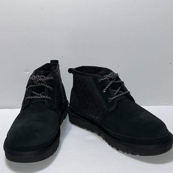 NEW UGG BLACK NEUMEL GORE-TEX WATERPROOF SUEDE ANKLE BOOTS MENS US 7 EUR 40 main image 14